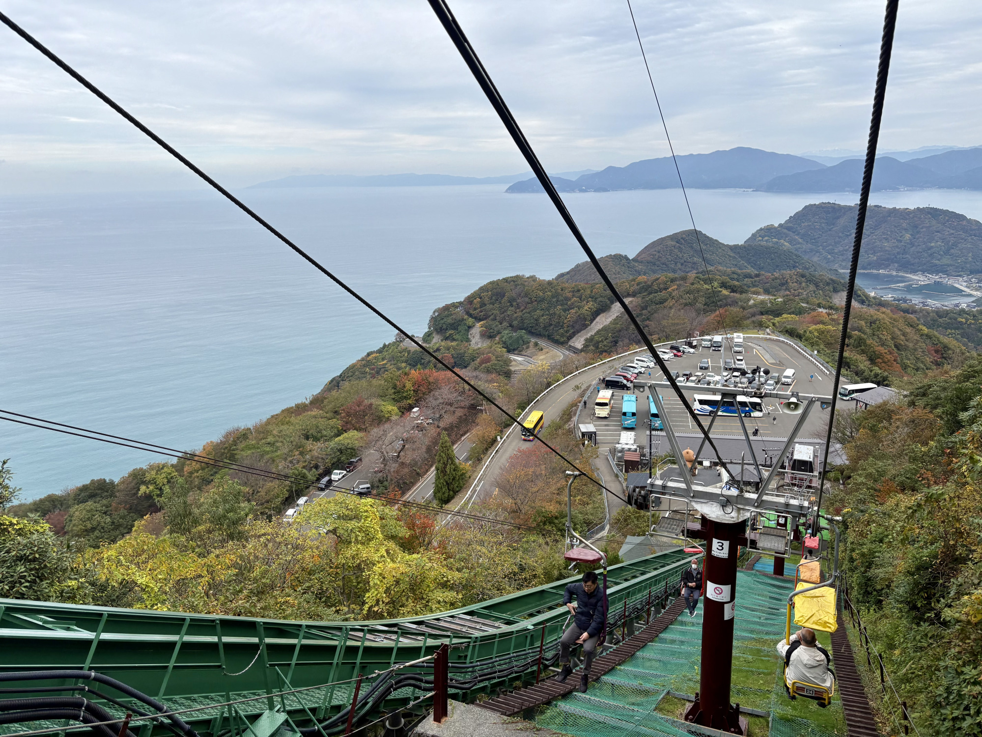 リフトからの景色も素晴らしい！